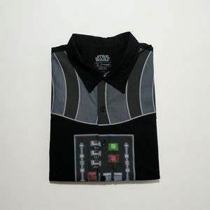 Star Wars Darth Vader Button Up Shirt XL